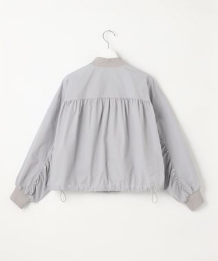 Feroux バックギャザー ブルゾン ライトグレー系