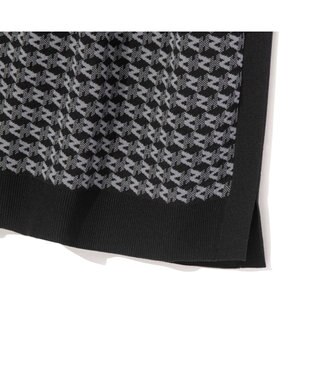 ZERO HALLIBURTON 【セットアップ可能】 モノグラム柄 ニットスカート ZHG-W5A4f 85141 ブラック