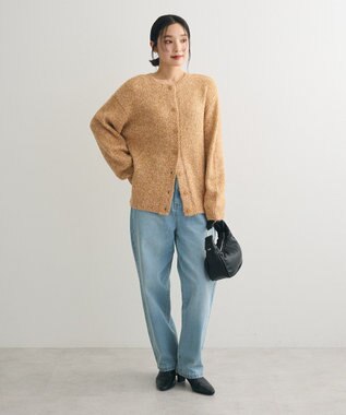 Green Parks ２ＷＡＹメランジＭＩＸニットプルオーバー Orange