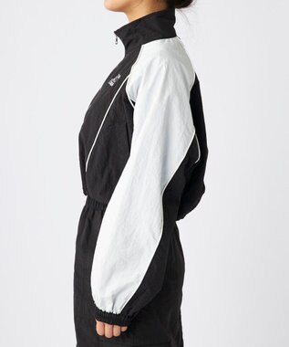 OP／FILA 【Kappa】ショート丈 ナイロントラックジャケット ブラック