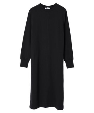 Green Parks ミニ裏毛ワンピース Black