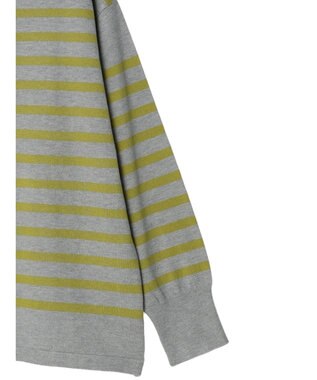 CRAFT STANDARD BOUTIQUE とてもちボーダーニットプルオーバー Gray Mixture