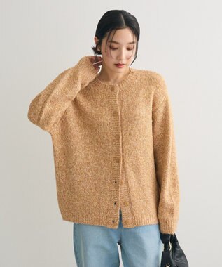 Green Parks ２ＷＡＹメランジＭＩＸニットプルオーバー Orange