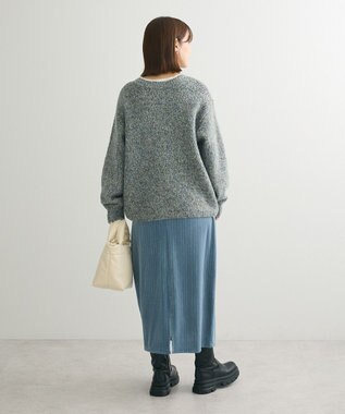 Green Parks ２ＷＡＹメランジＭＩＸニットプルオーバー Navy