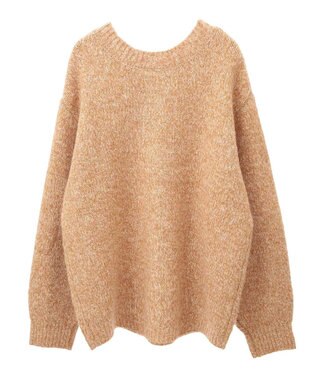 Green Parks ２ＷＡＹメランジＭＩＸニットプルオーバー Orange