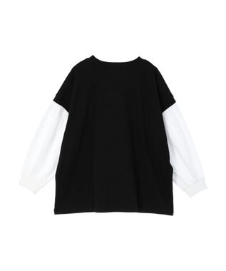 CRAFT STANDARD BOUTIQUE ９分袖ショルダータックプルオーバー Black