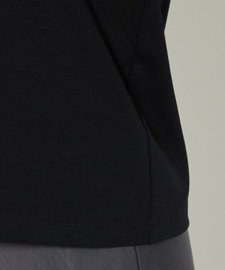 uncrave 【UVケア・接触冷感】ダブルフェイスジャージー ボリュームスリーブ カットソー(長袖)（uncrave STANDARD） ブラック