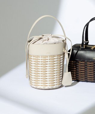 23区 バスケットメッシュ バケツバッグ