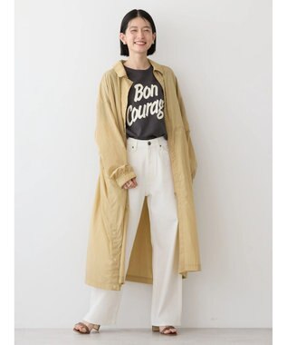 AMERICAN HOLIC Ｏｎｅ　ｗｏｒｄ　ロゴカットプルオーバー Off White