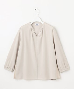 J.PRESS LADIES コンパクトトリコット バックプリーツ カットソー ベージュ系