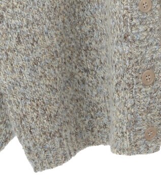 Green Parks ２ＷＡＹメランジＭＩＸニットプルオーバー Brown