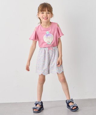 ANY KIDS 水陸両用 総柄 ショートパンツ 小花柄