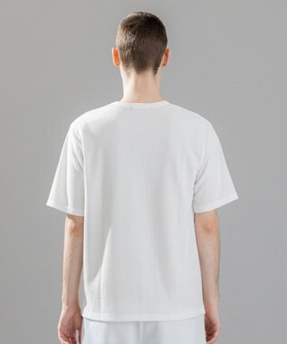 JOSEPH HOMME 新素材【清涼感】メランジクロスジャージー　クルーネックカットソー ホワイト系