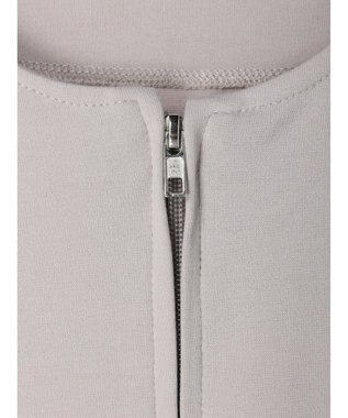 CRAFT STANDARD BOUTIQUE 強撚ポンチラウンドヘムカーディガン Light Gray