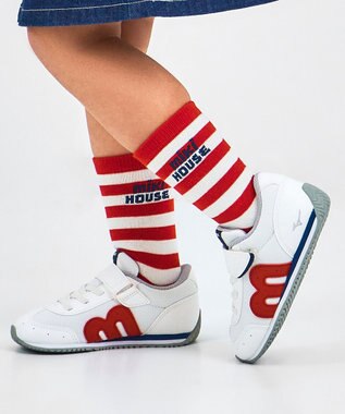 MIKI HOUSE HOT BISCUITS 【WEB限定】【16-21cm】ミズノコラボ キッズシューズ【WebLimited】 白