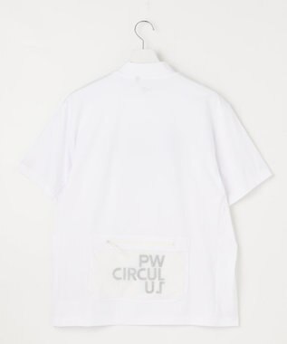 PW CIRCULUS 【UVカット / 吸水速乾 / 伸縮性抜群】【MEN】メッシュポケットモック ホワイト系