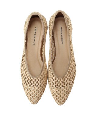 AMERICAN HOLIC サマーメッシュパンプス Beige