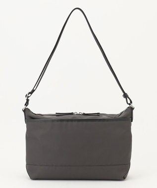 Y'SACCS ナイロン×リサイクルレザー　コンビマルチショルダー グレー