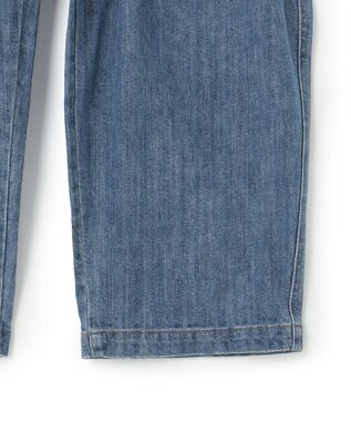 J.PRESS YORK STREET 【UNISEX】デニムワイドパンツ スカイブルー系