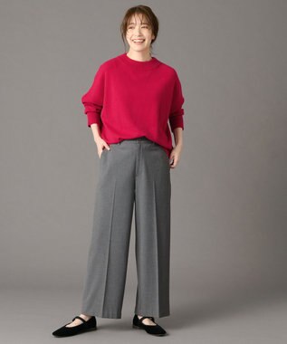 ANY L 【6色展開】ムースタッチボクシーニット ピンク