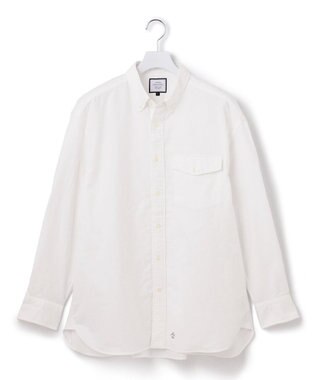 J.PRESS YORK STREET 【UNISEX】オックス起毛 シャツ/B.D. ホワイト系