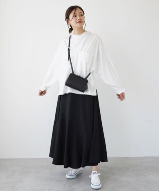 HAAG スマイルコットン LONG SLEEVE SHIRTS カットソー ホワイト