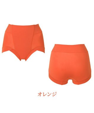 BRADELIS New York 【BRADELIS NewYork peace】綿混楽々dailyソフトショーツ23 接触冷感 吸汗速乾 サラッと快適な補正ショーツ オレンジ