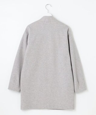 J.PRESS LADIES ニードルパンチ カーディガン ライトグレー系