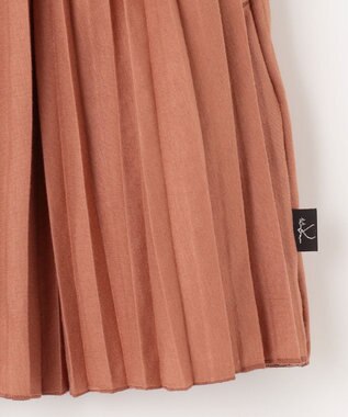 組曲 KIDS 【インパンツ付き】【110-140㎝】ＴＣ天竺プリーツ スカッツ ブラウン系