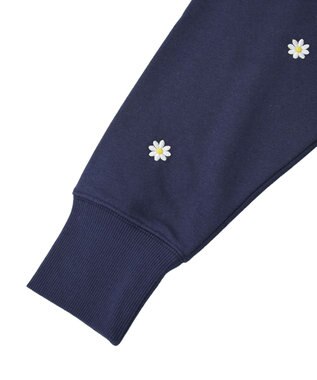 Green Parks ・ｓｗｉｎｇ　ｂｙ　デイジー刺繍スウェット Navy