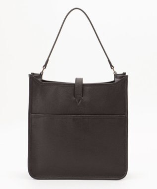 LA BAGAGERIE スクエアレザー2WAYショルダーバッグ ブラック