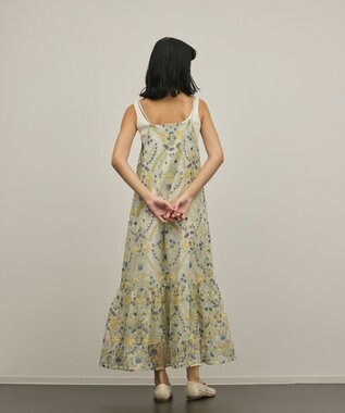 GRACE CONTINENTAL オーナメントembワンピース イエロー