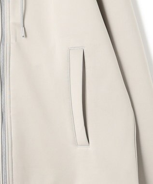 JOSEPH HOMME ストレッチダブル ジャージー　ZIP UPフーディー アイボリー系