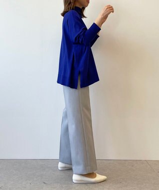 UNFILO L イージーパンツ ストレート ライトグレー系