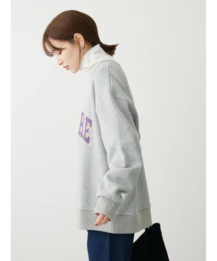 Green Parks ・Ｄｏｕｂｌｅ　Ｆｌａｇｓ　ロゴｐｔ＆刺繍スウェット Gray Mixture