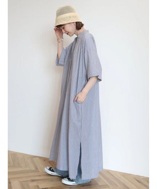 AMERICAN HOLIC ふんわりインドボイルロングワンピース Purple