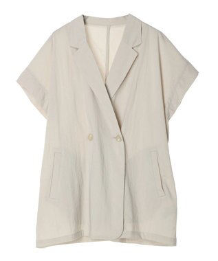 AMERICAN HOLIC 接触冷感Ｗボタンジレ Gray Beige