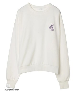 Green Parks モンスターズ・インク／ワンポイント裏毛スウェット Purple