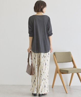 AMERICAN HOLIC ラウンドカットシアープルオーバー Charcoal Gray