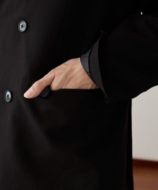 WEGO TRダブルブレストテーラードジャケット ブラック