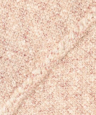 TOCCA TWEEDY MAZE ニットジャケット ピンク系