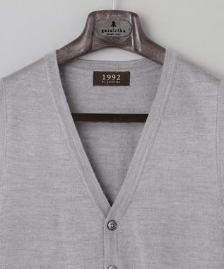 GOTAIRIKU 【ベーシックニット】ハイゲージニットベスト グレー系