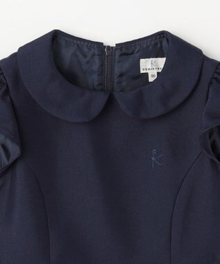 組曲 KIDS 【110-140㎝】レーシージャケット＆ワンピース セット ネイビー系