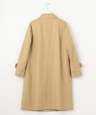 J.PRESS LADIES L コンパクトギャバ ステンカラーコート ベージュ系