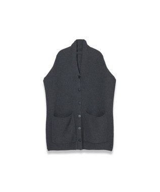 JOSEPH ニューカーディガンステッチボタンスカーフ Smoke