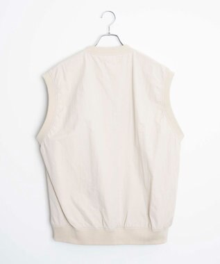 WEGO ナイロンVネックベスト ベージュ