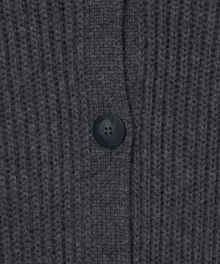 JOSEPH ニューカーディガンステッチボタンスカーフ Smoke