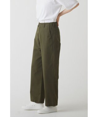 caqu M45 old chino ややゆったりテーパードチノ olive