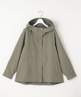ANY SIS L 【撥水】フーディショート ブルゾン カーキ
