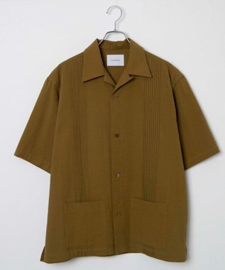 WEGO 【ユニセックス着用ITEM】キューバシャツ カーキ